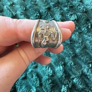 Sterling Silver Egyptian Anubis Ring